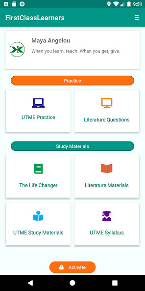 Run android online APK FirstClass Learners from MyAndroid or emulate FirstClass Learners using MyAndroid