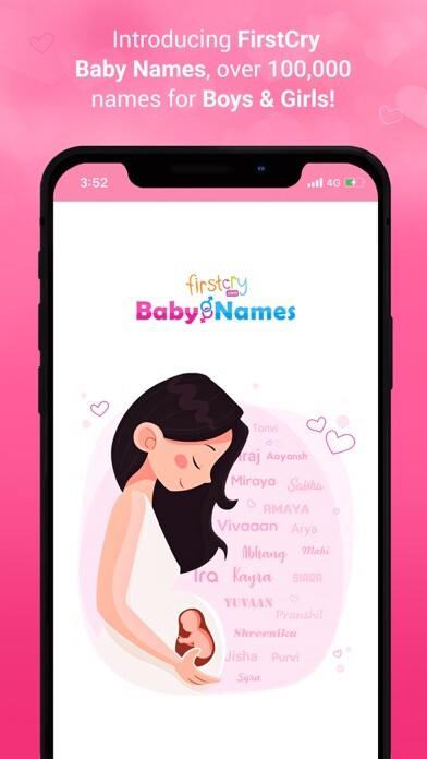 Emulate iPhone app FirstCry Baby Names Finder using MyAndroid