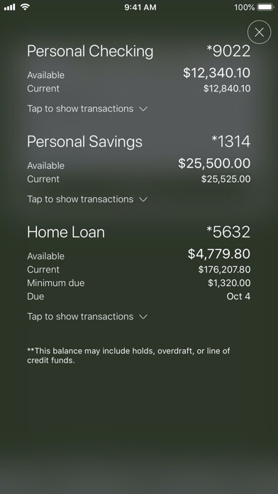 Emulate iPhone app First Financial Credit Union using MyAndroid