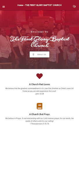 Run android online APK First Glory Missionary Baptist from MyAndroid or emulate First Glory Missionary Baptist using MyAndroid