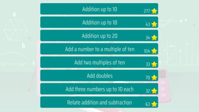 Emulate iPhone app First grade Math - Addition using MyAndroid