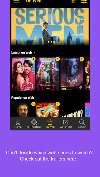 Run android online APK Firstkut - Movie Web series Trailers from MyAndroid or emulate Firstkut - Movie Web series Trailers using MyAndroid