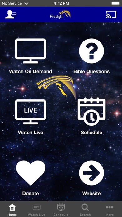 Emulate iPhone app Firstlight online using MyAndroid