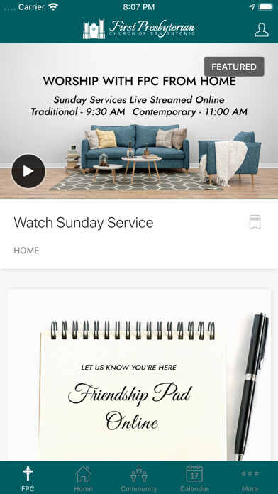 Emulate iPhone app First Presbyterian San Antonio using MyAndroid Emulate iPhone app First Presbyterian San Antonio using MyAndroid
