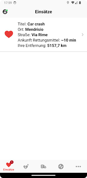 Emulate iPhone app First Responder Solothurn using MyAndroid
