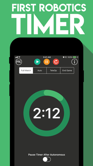 Emulate iPhone app FIRST Robotics Timer using MyAndroid