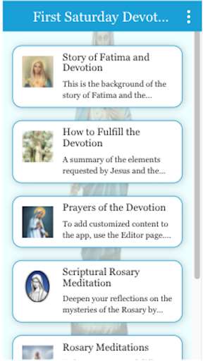 Run android online APK First Saturday Devotion from MyAndroid or emulate First Saturday Devotion using MyAndroid