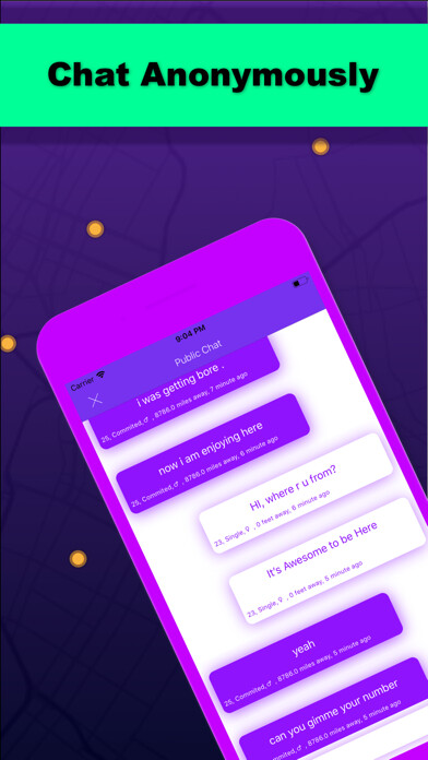 Emulate iPhone app First Time: Anonymous Chat using MyAndroid