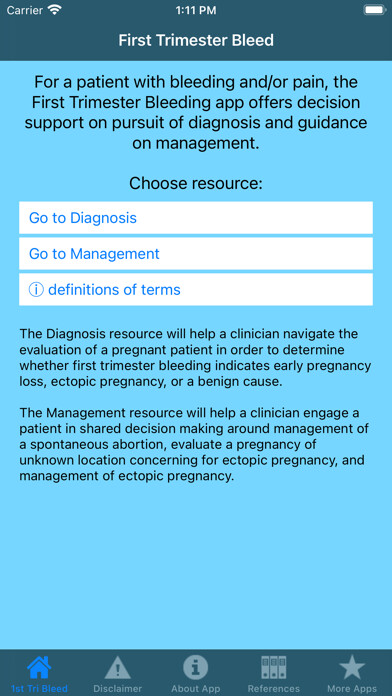 Emulate iPhone app First Trimester Bleeding using MyAndroid Emulate iPhone app First Trimester Bleeding using MyAndroid