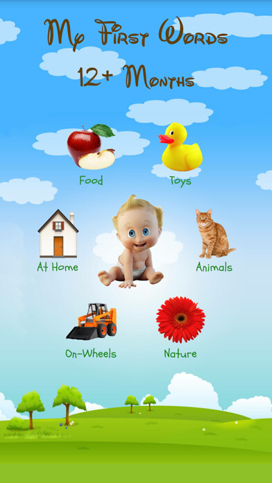 Emulate iPhone app First Word FlashCard For Baby using MyAndroid Emulate iPhone app First Word FlashCard For Baby using MyAndroid