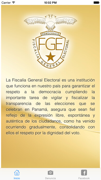 Emulate iPhone app FISCALÍA GENERAL ELECTORAL using MyAndroid Emulate iPhone app FISCALÍA GENERAL ELECTORAL using MyAndroid