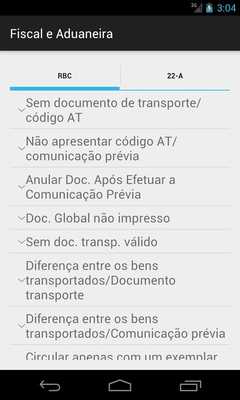 Emulate Android APK Fiscal e Aduaneira Emulate Android APK Fiscal e Aduaneira