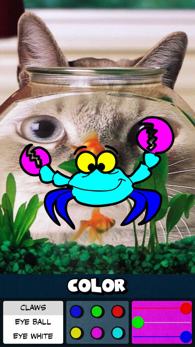 Emulate iPhone app Fish Color Stickers using MyAndroid Emulate iPhone app Fish Color Stickers using MyAndroid