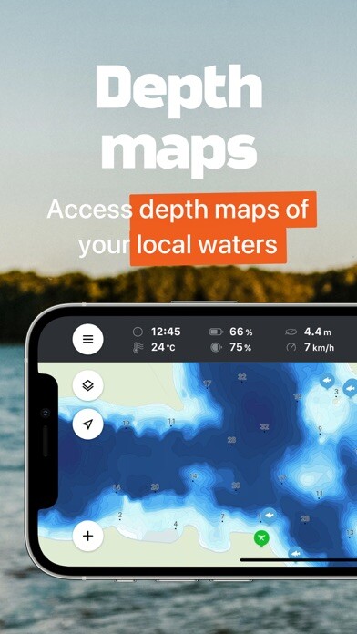 Emulate iPhone app Fish Deeper - Fishing App using MyAndroid Emulate iPhone app Fish Deeper - Fishing App using MyAndroid