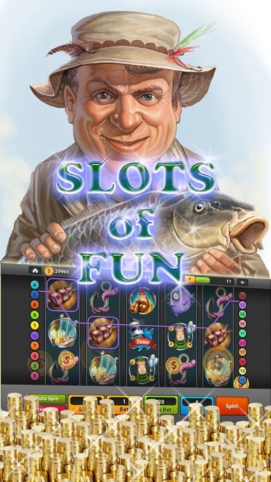Emulate iPhone app Fisherman Slots - Big Fish using MyAndroid