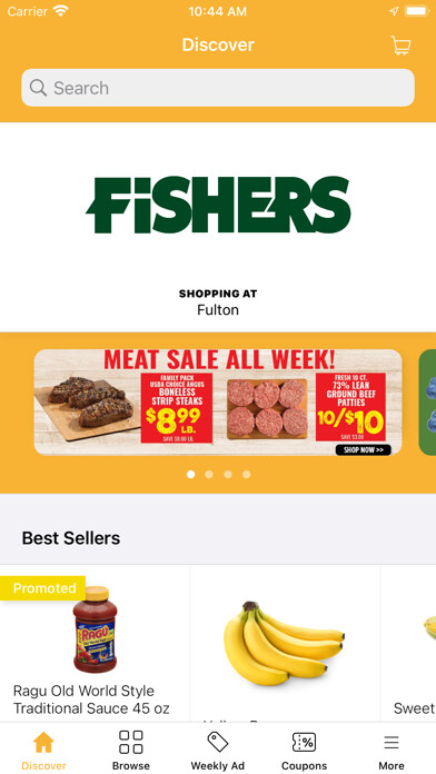 Emulate iPhone app Fishers Foods using MyAndroid Emulate iPhone app Fishers Foods using MyAndroid