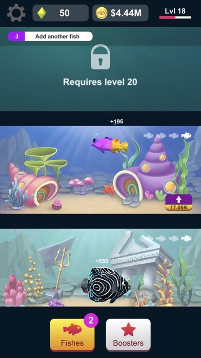 Emulate iPhone app Fish Farm Idle. using MyAndroid Emulate iPhone app Fish Farm Idle. using MyAndroid