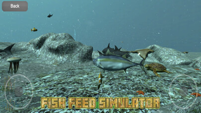 Emulate iPhone app Fish Feed Simulator 3D using MyAndroid