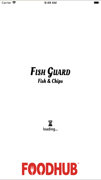 Emulate iPhone app Fish Guard Fish & Chips using MyAndroid