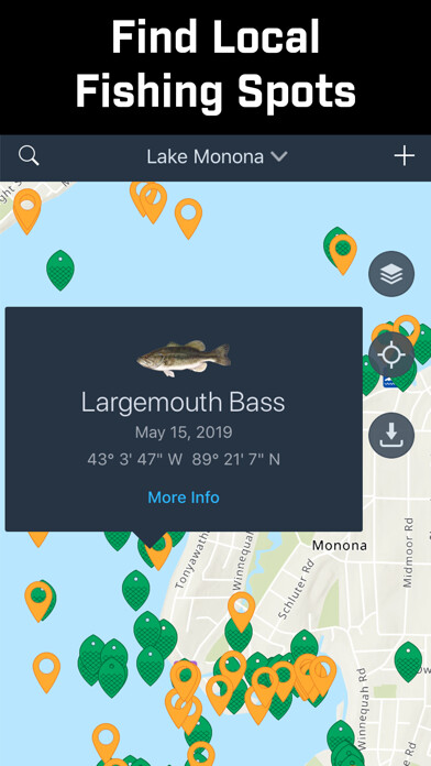 Emulate iPhone app Fishidy: Fishing Maps App using MyAndroid Emulate iPhone app Fishidy: Fishing Maps App using MyAndroid