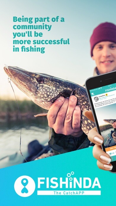Emulate iPhone app Fishinda - Fishing App using MyAndroid