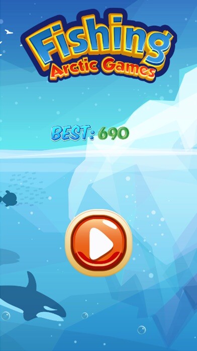Emulate iPhone app Fishing Arctic Games - hunting fish game using MyAndroid