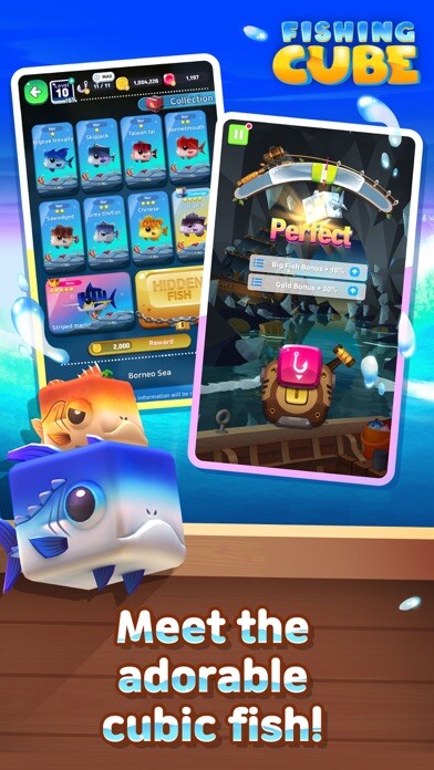 Emulate iPhone app Fishing Cube using MyAndroid