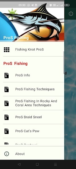 Run android online APK Fishing Knot ProS from MyAndroid or emulate Fishing Knot ProS using MyAndroid