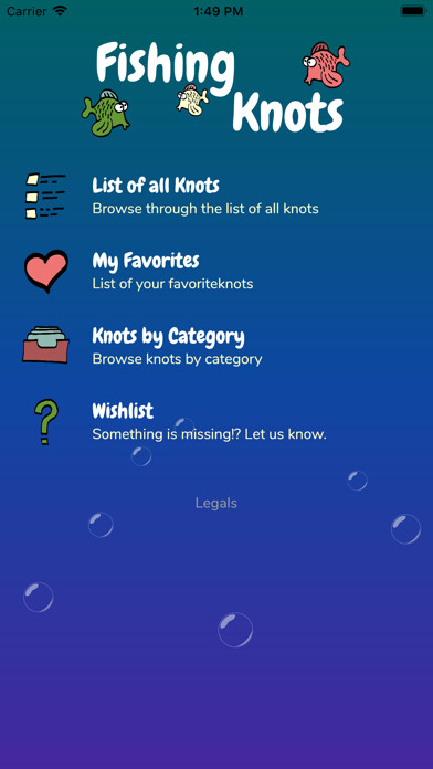 Emulate iPhone app Fishing Knots & Rigs using MyAndroid Emulate iPhone app Fishing Knots & Rigs using MyAndroid