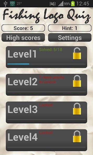 Run android online APK Fishing Logo Quiz Game from MyAndroid or emulate Fishing Logo Quiz Game using MyAndroid