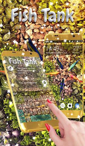 Run android online APK Fish Tank Animated Keyboard + Live Wallpaper from MyAndroid or emulate Fish Tank Animated Keyboard + Live Wallpaper using MyAndroid