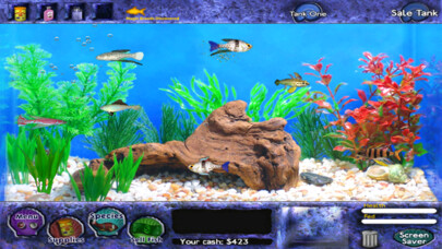 Emulate iPhone app Fish Tycoon Lite using MyAndroid