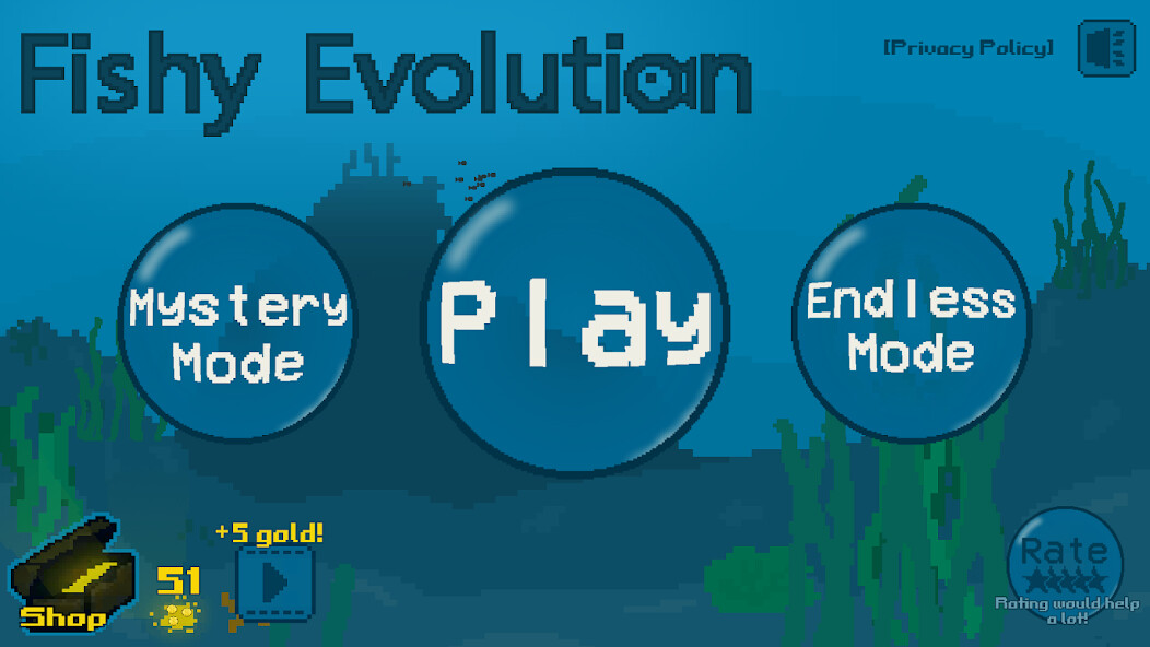 Run android online APK Fishy Evolution from MyAndroid or emulate Fishy Evolution using MyAndroid