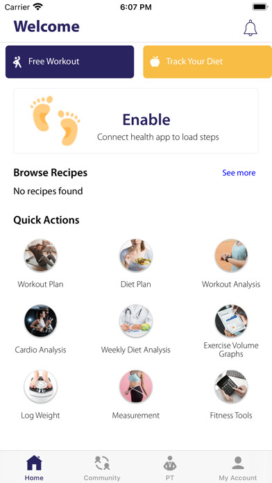 Emulate iPhone app Fitbook.guru using MyAndroid