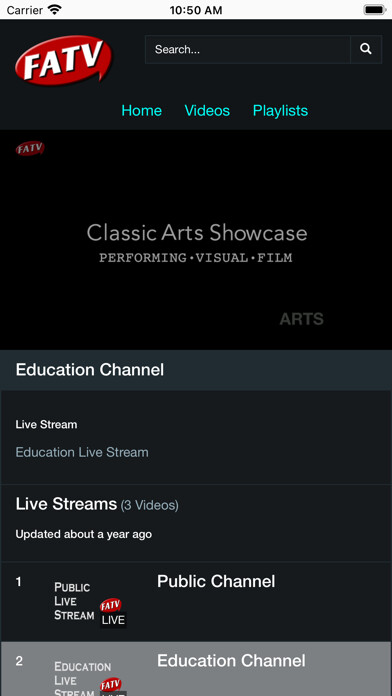 Emulate iPhone app Fitchburg TV (FATV) using MyAndroid