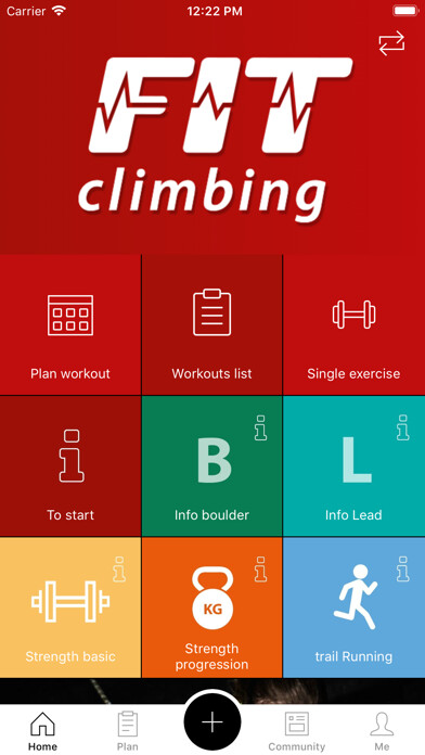 Emulate iPhone app FIT climbing training using MyAndroid Emulate iPhone app FIT climbing training using MyAndroid