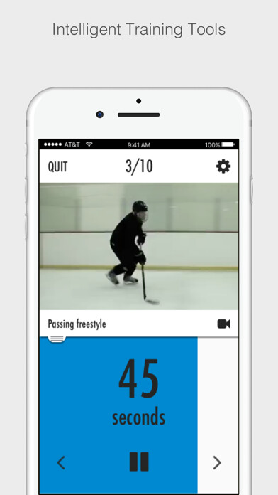 Emulate iPhone app Fitivity Hockey Training using MyAndroid