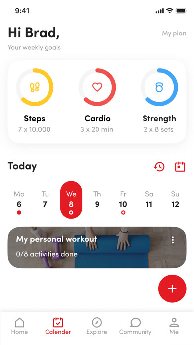 Emulate iPhone app Fitlife Budel App using MyAndroid