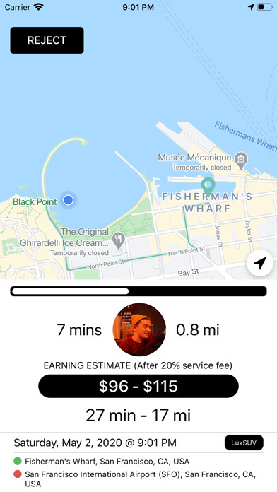 Emulate iPhone app FitLimo Driver using MyAndroid Emulate iPhone app FitLimo Driver using MyAndroid