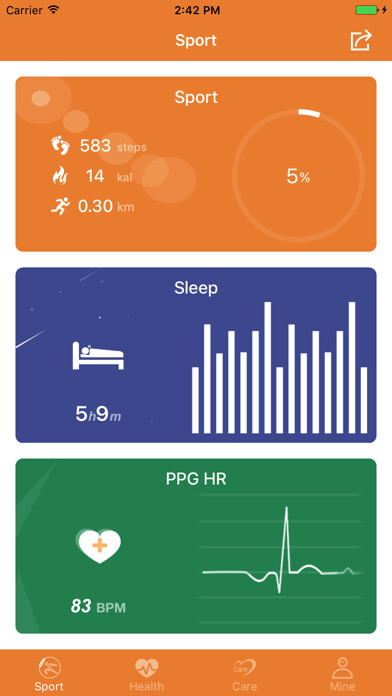 Emulate iPhone app FitLive using MyAndroid