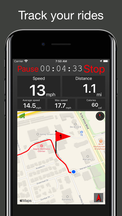 Emulate iPhone app Fitmeter Bike Basic - Cycling using MyAndroid Emulate iPhone app Fitmeter Bike Basic - Cycling using MyAndroid