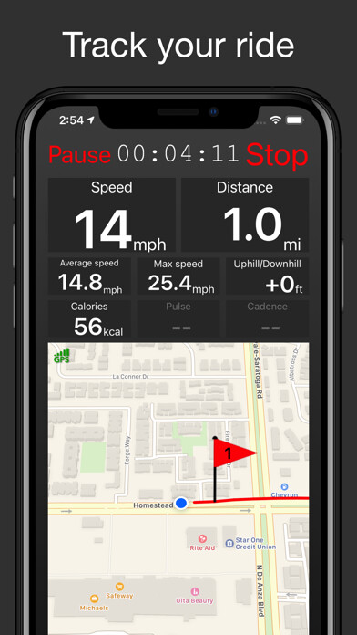 Emulate iPhone app Fitmeter Bike - GPS Cycling using MyAndroid Emulate iPhone app Fitmeter Bike - GPS Cycling using MyAndroid