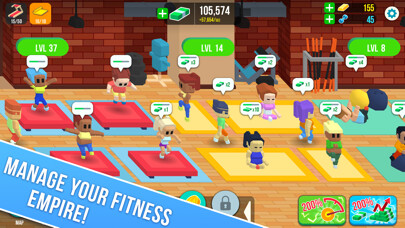 Emulate iPhone app Fitness Corp.: business empire using MyAndroid
