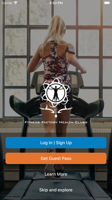 Emulate iPhone app Fitness Factory Health Clubs. using MyAndroid Emulate iPhone app Fitness Factory Health Clubs. using MyAndroid