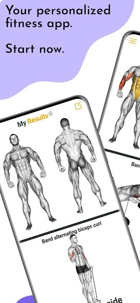 Run android online APK Fitness Fast - Band Workouts from MyAndroid or emulate Fitness Fast - Band Workouts using MyAndroid