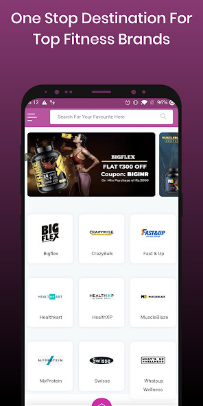 Run android online APK Fitness - Healthkart MyProtein from MyAndroid or emulate Fitness - Healthkart MyProtein using MyAndroid