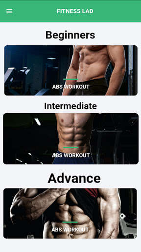 Run android online APK Fitness Lad, Home Workouts for Men - No Equipment from MyAndroid or emulate Fitness Lad, Home Workouts for Men - No Equipment using MyAndroid