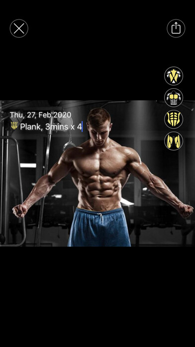 Emulate iPhone app fitness log - gym photo marker using MyAndroid