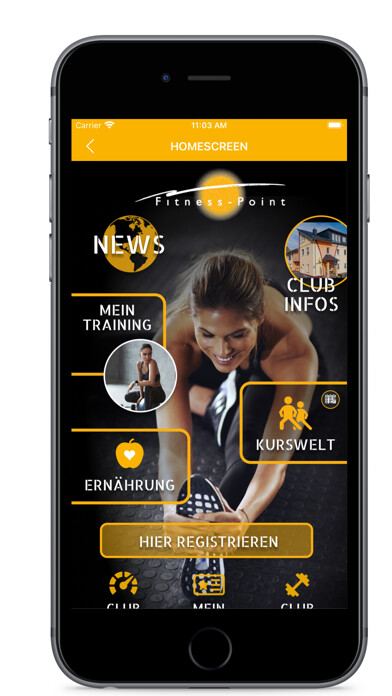 Emulate iPhone app Fitness-Point Gladenbach using MyAndroid Emulate iPhone app Fitness-Point Gladenbach using MyAndroid