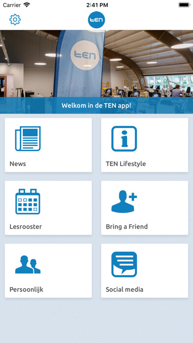 Emulate iPhone app Fitness Ten Meerssen using MyAndroid